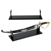 2 Pairs Light Saber Stand Acrylic Desktop Fixed Light Saber Holders, All Black