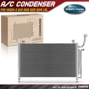 AC Condenser with Receiver Drier & Bracket for Mazda 2 2011 2012 2013 2014 1.5L