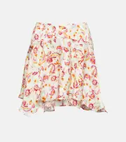 [Isabel Marant] Isabel Marant Perrine silk-blend miniskirt AU 16 multicoloured