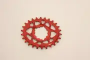 AbsoluteBLACK Oval Direct Mount n/w SRAM GXP 26T Chainring Red
