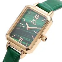 在飛比找蝦皮購物優惠-現貨小方形手錶 孔雀綠女表日韓手錶 小長方形手錶 石紋女生手