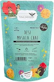 Tea People Desi Masala Chai Loose Black Tea Retail Pack 75 g