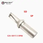 U drill C25-5D17.5MM SP06 CNC indexable drill bit For SPMG060204 Insert+wrench