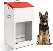 Svauoumu Automatic Dog Feeder, 25lb Capacity, Outdoor & Indoor Use, Large Dog Travel Refill Feeder
