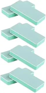 CALLARON 8Pcs Nail Polishing Block Double Sided Manicure Tool for Nail Salon Buffing Strips for Gel Nails Lightweight and Convenient Nail Grinding Bars