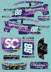 PreOrder 2025 Shane VanGisbergen Mexico 1/64 Peel& Stick Decals