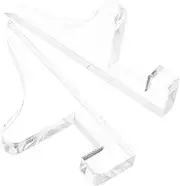 NOLITOY 2pcs Photo Frame Stand Craft Ornaments Clear Photo Frame Brochure Display Stand Clear Frame Clear Ornaments for Crafts Frame Ornaments Ornament Blanks Acrylic Transparent