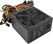 ETH Mining 1800W Rated Miner Power Supply 95% Efficiency ATX Mining Power Source Support 8 GPU Card Max Up to 2000W Supply