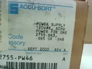 Accu-Sort 2755-PW46 Barcode Accesory Power Supply 120VAC 29W - New In Box