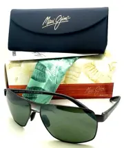 New Polarized MAUI JIM THE BIRD Sunglasses MJ 835-02C GUNMETAL Frame GREY Lenses