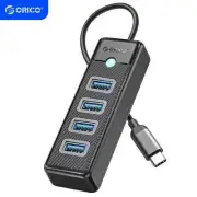 2 pck ORICO Type C to 4 Port USB 3.0 Hub High Speed USB Splitter, Laptop Xbox