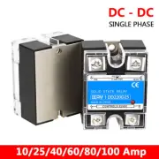 Solid State Relays SSR Input DC 3-32V to Output DC 5-200V Single-phase 10-100Amp