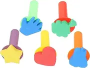 jojofuny 5pcs Painting Sponge Stamper Creative DIY Drawing Tools for Fun Art Craft Sponges for Early Education for School Projects and Birthday Parties