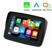 5-inch Waterproof Motorcycle GPS Navigation with Carplay Auto Mirror Screen