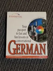 Essential Software - Interactive Language Software - German - CD ROM - New