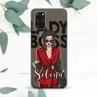 Custom Name Girl Boss Lady Case For Samsung Note 20 S10 S20 S21 S22 S23 S24 FE