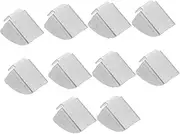 ASAKKURA 10pcs Partition Bracket Buckle Bookshelf Clip Shelf Clips for Wood Shelving Heavy Duty Shelving Clips Cabinet Shelf Support Clip Metal Shelf Brackets Shelf Clips for Cabinets
