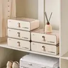 Stackable Drawer Storage Box with Divider Storage Cabinet Household
