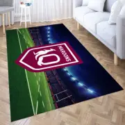 NRL New QLD State of Origin Rugby League Rectangle Rug