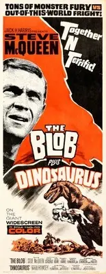 The Blob Horror Double Feature Insert Movie Poster 14x36 14"X36" Poster