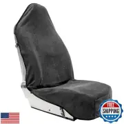 Season Guard Terry Cloth Sweat Towel Seat Cover; Carseat Towel Protector; Gre