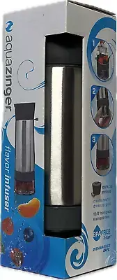Aqua Zinger Flavor Infuser Flavored Water Fresh Fruit By Zing Anything 20 Oz New