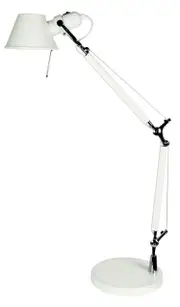 Moda Retro Adjustable Desk Lamp - White