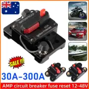 30-300A AMP Car Circuit Breaker Fuse Reset Waterproof 12V-48V DC Car Boat Auto
