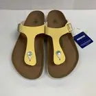 Birkenstock New w/ Box Gizeh Brushed Vanilla Birko-Flor Vegan Narrow Select Size