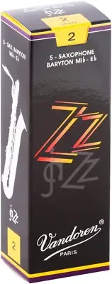 Jazz Baritone Saxophone Reeds 5 Pieces, Strength 2.0