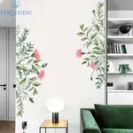 WALL STICKER ROOM HOME DIY DECOR FLOWER GREEN LEAF HOME