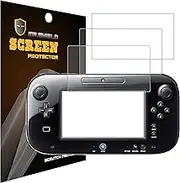 Mr.Shield Screen Protector Compatible with Nintendo Wii U Console Anti-Glare [Pack of 3] Screen Protector (PET Material)