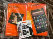 Fire HD 8 Tablet | 8" HD Display, 32 GB, Yellow, 8 Generation + Show Mode Dock