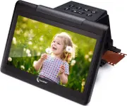 Clearclick Virtuoso 3.0 (Third Generation) 22MP Film & Slide Scanner (35Mm, 110, 126) with Large 7" LCD Screen - Convert Slides and Negatives to Digital Photos