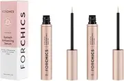 ForLash by ForChics: 2 Pack Ultimate Eyelash Growth Serum for Enhanced Fuller, Thicker, Longer Lashes - Regrowth Booster, Organic Formula, Vegan & Cruelty-Free