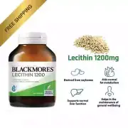 100% 1X BLACKMORES LECITHIN E:2027 1200MG 100'S -Cell Growth/Regulatin/Function