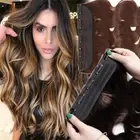 Blonde 100% Human Hair Clip In Real Remy One Piece Weft Straight 3/4 Full Head