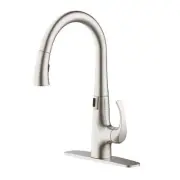 Glacier Bay Breese Single-Handle Touchless Pull Down Sprayer Kitchen Faucet in