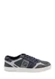Low Top leather and fabric sneakers - FENDI - Grey
