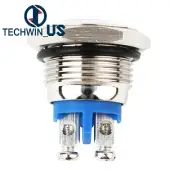 16mm Horn Button Momentary Stainless Steel Metal Waterproof Push Button Switch