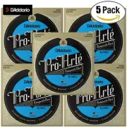 5-PACK D'Addario EJ46C Composite Core Classical Guitar Strings Hard Tension