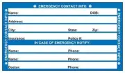 Emergency Medical ID Card - Self-Laminating, Globally Recognized, Wallet-Friendl