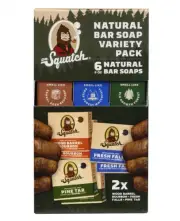 Dr. Squatch Natural Bar Soap Variety Pack For Men 6 x 5oz -NEW