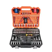 Vanquish 162 Pieces Professional Mechanic Tool Kit Socket Wrench Set Mixed Ha...