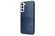 For Samsung Galaxy S22+ Plus Case Deluxe Leather Protective Cover Blue
