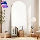 Arched Full Length Mirror 165 × 60Cm, Floor Big Standing Mirror, against Wall fo