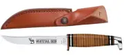 Case XX Knives Whitetail Deer AWTC31WT Leather Steel Fixed Blade Knife