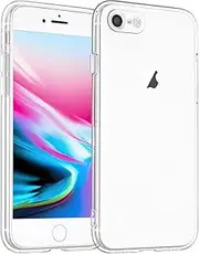 Clear Cases for iPhone 8 Cases/iPhone 7 Cases/iPhone SE 2022 Cases/iPhone SE 2020 Cases, Silky-Soft Touch Gel Rubber Cover, Full Protective Case, Shockproof Yellow-Restraint Anti-Scratch Case