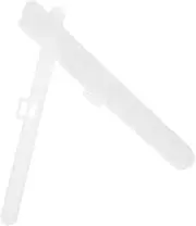 Cabilock 10pcs Hanging Curtain Piece Curtains Window Blind Brackets Blind Valance Replacement Clips Curtain Hanger Blind Cord Weight Vertical Blinds Replacement Parts White Plastic