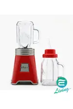 OSTER MASON JAR 隨行杯果汁機1機+2杯(紅色) #48449【APP下單最高22%點數回饋】